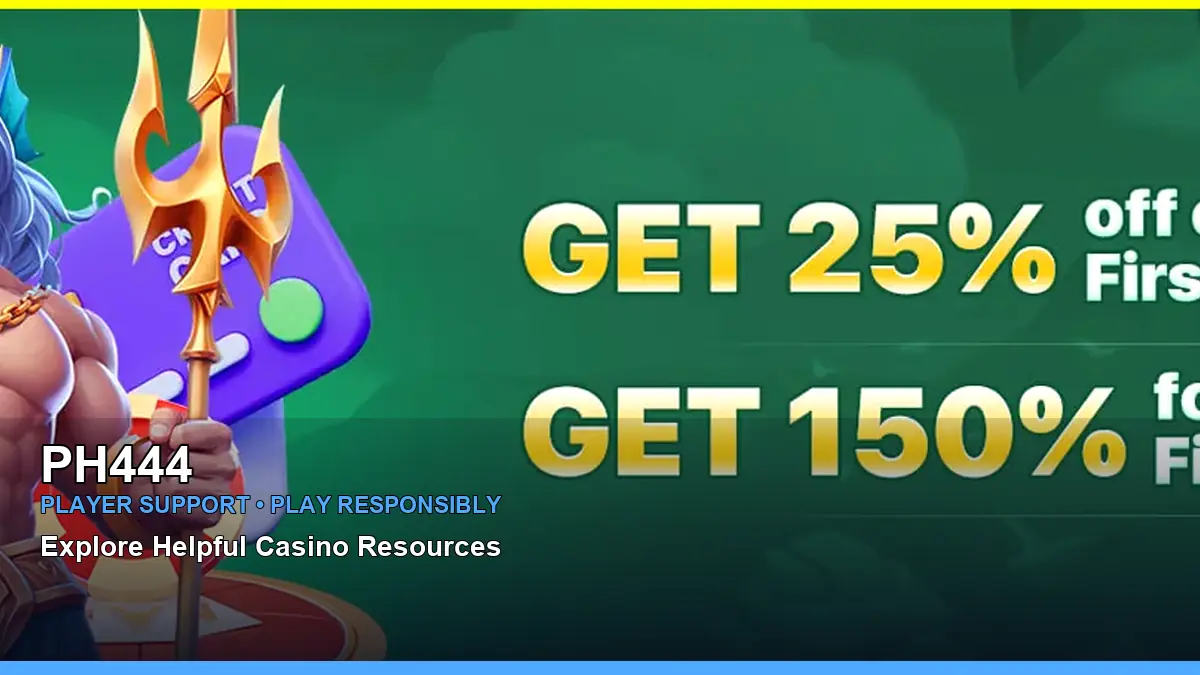 PH444 casino terms and player information for the Philippines